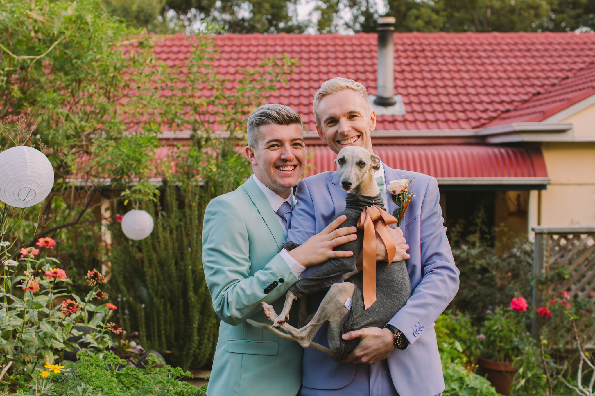 bite size garden wedding at home sydney elopement celebrant photographer