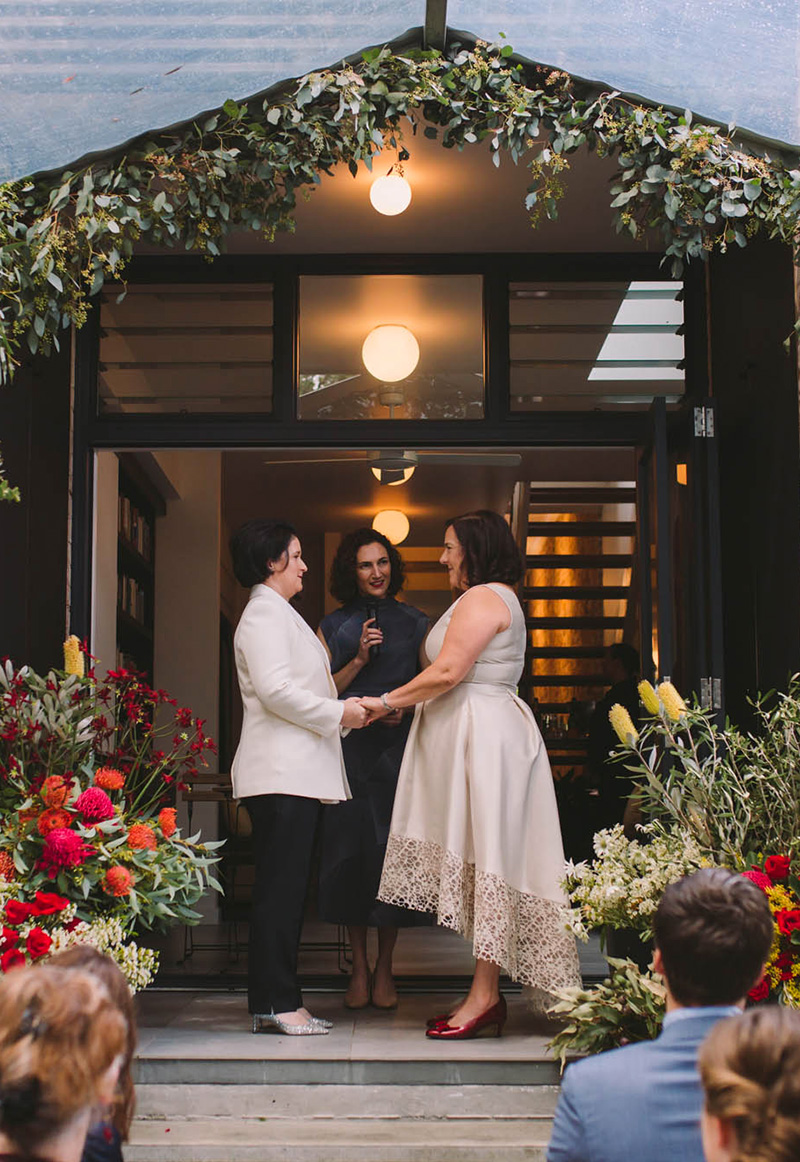 bite size intimate garden wedding sydney elopement celebrant photographer