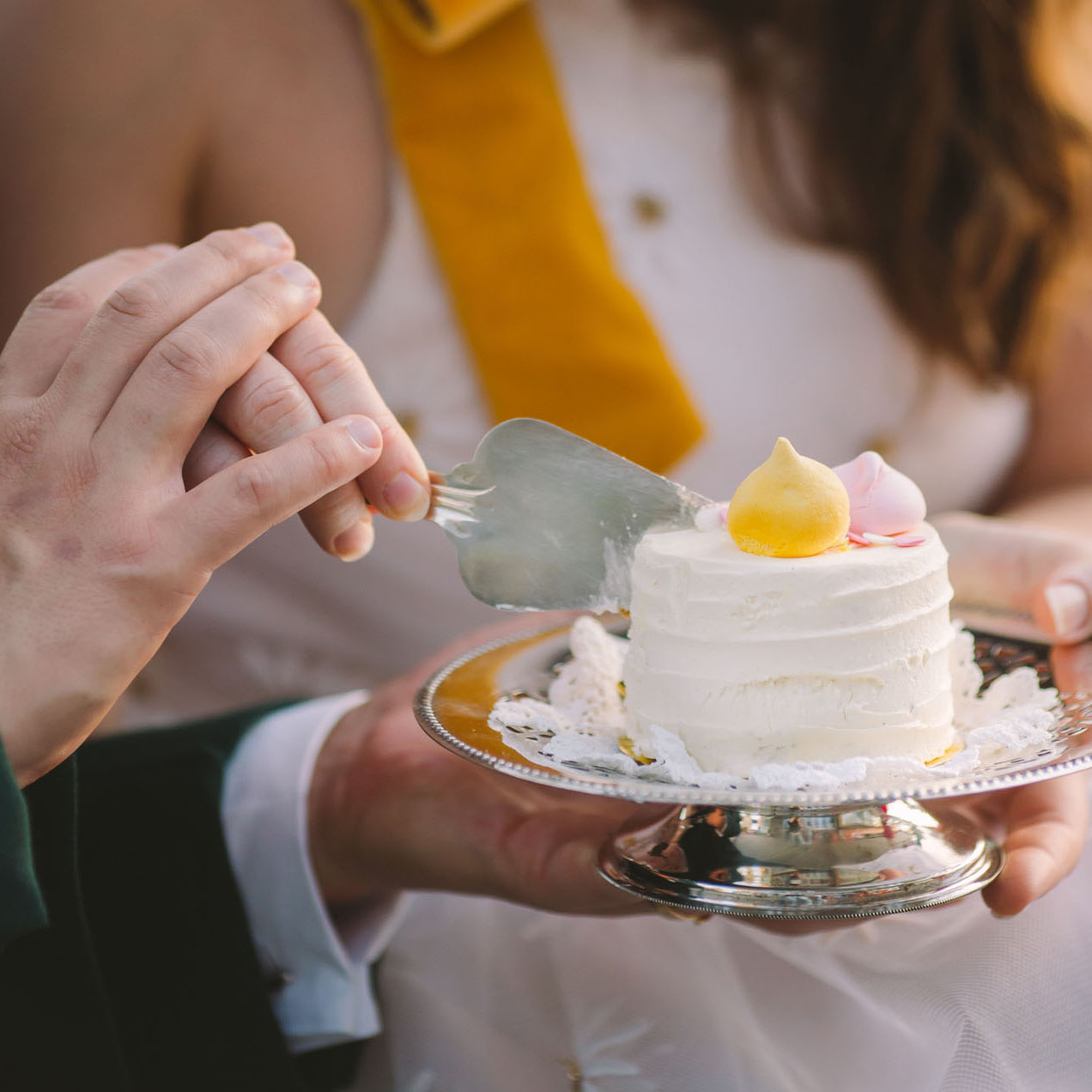 boutique Sydney micro-wedding and elopement wedding cake all-inclusive